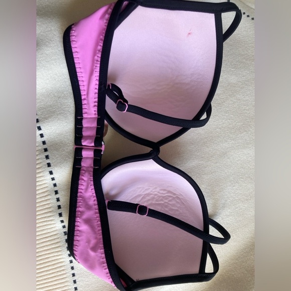 Victoria's Secret Purple Blue Stitched Fabulous Swim Top - Picture 7 of 8